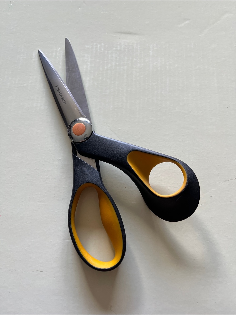 Fiskars Black and Yellow Comfort-Handle Scissors
